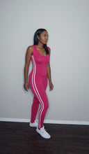 Load image into Gallery viewer, “On The Run” Jumpsuit (Fuchsia)
