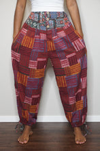 Load image into Gallery viewer, “Patchwork” Harem Pants (red)
