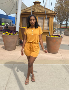 “Mustard” Romper