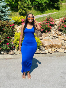 “Bodycon” Royal Blue Maxi