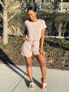 “Light Mocha” Romper