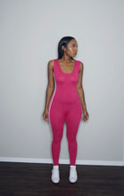 Load image into Gallery viewer, “On The Run” Jumpsuit (Fuchsia)
