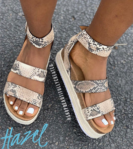 “Hazel” Wedged Sandal