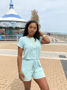 Pastel Blue Romper