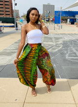 Load image into Gallery viewer, Jasmine tie-dye pants (olive mix)
