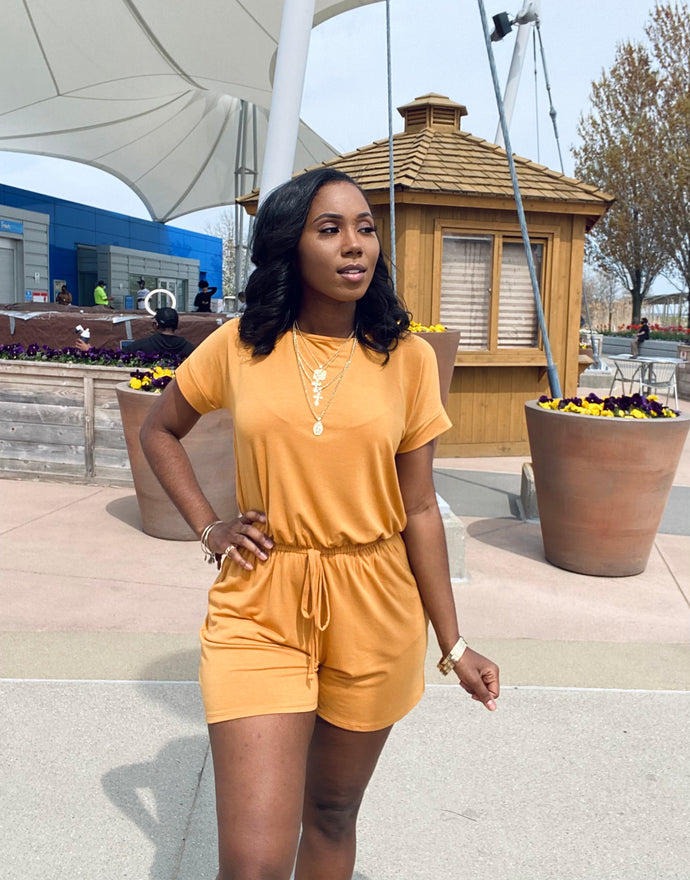 “Mustard” Romper